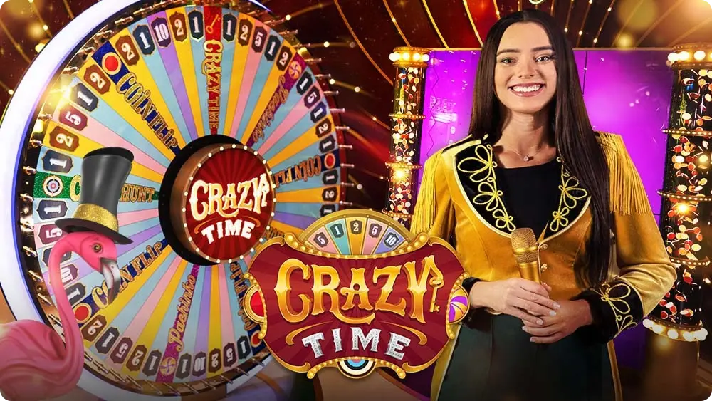 Crazy Time jeu de casino en direct en France